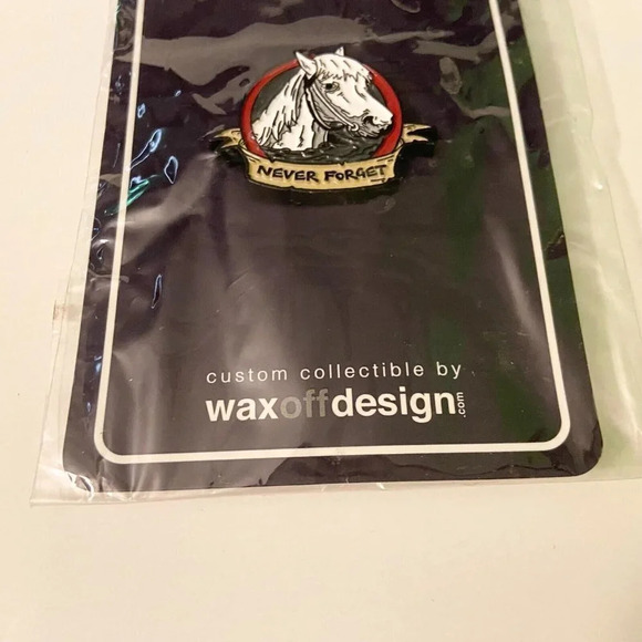 Sci Fan Block The Never Ending Story Artax Enamel Pin Double Backing - Picture 4 of 9